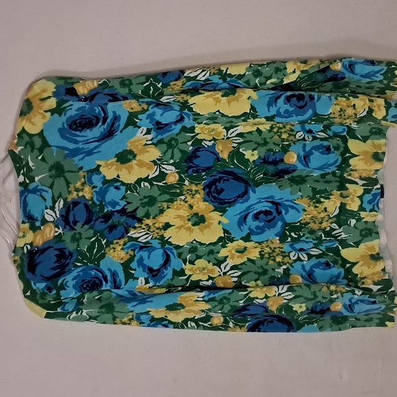 Lands' End Women's Size 0X Lightweight Floral Print Cardigan - Picture 2 of 7